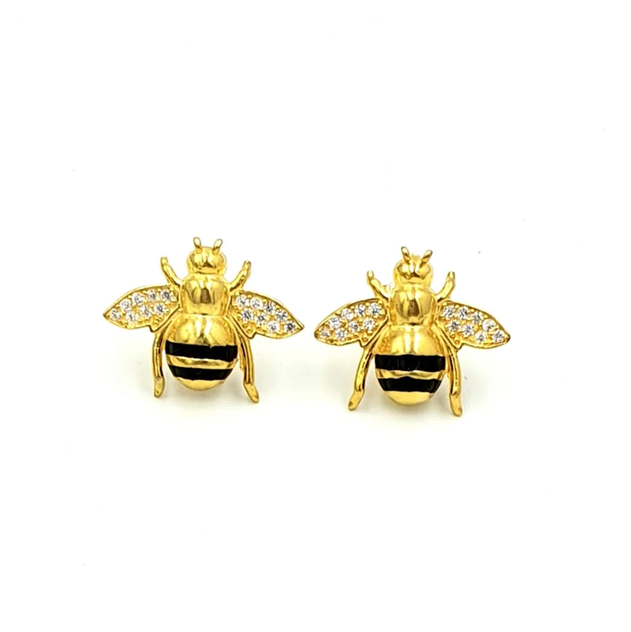 ARO ABEJA ENAMEL Y CIRCONES