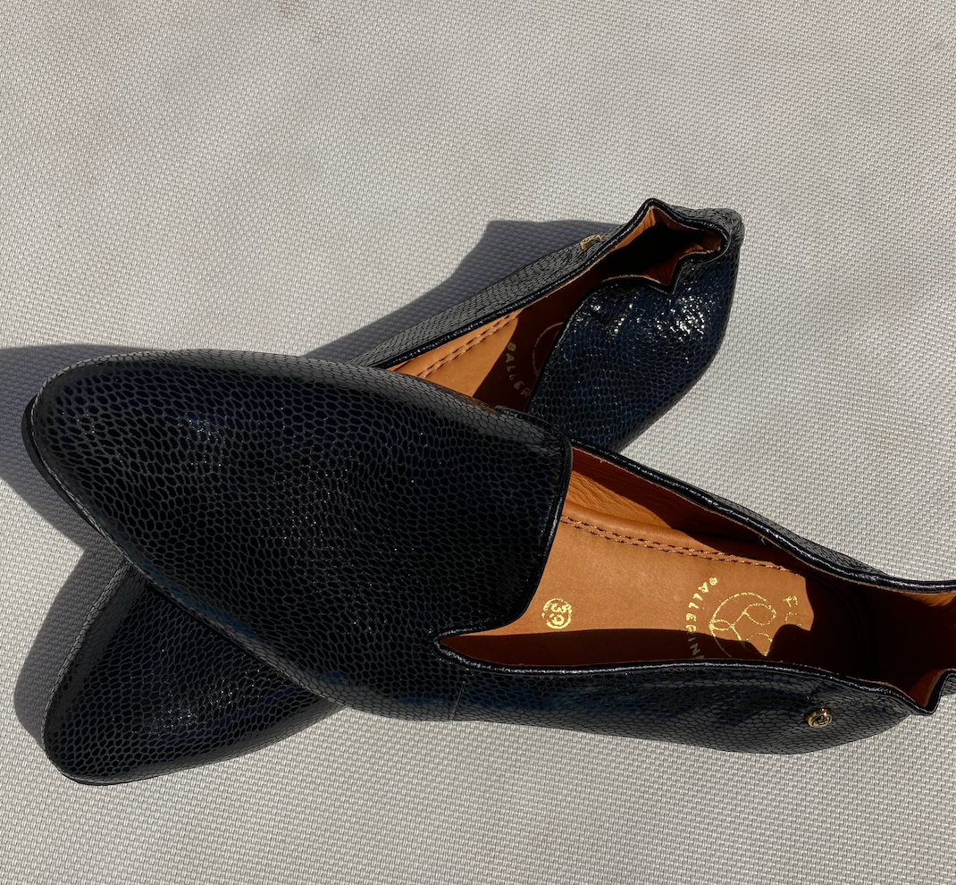 Mocasín Puntudo Negro - 37