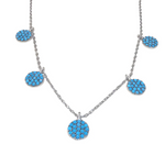 TOBILLERA BARAK TURKUAZ PLATA 925