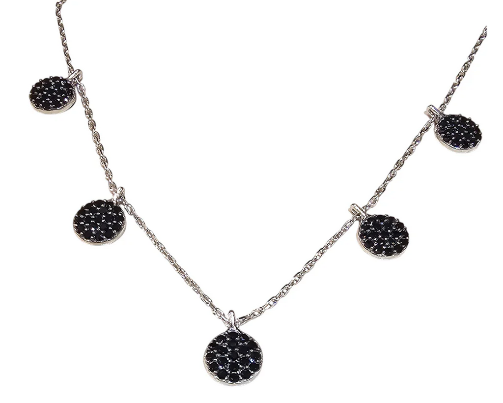 TOBILLERA BARAK SIYAH PLATA 925