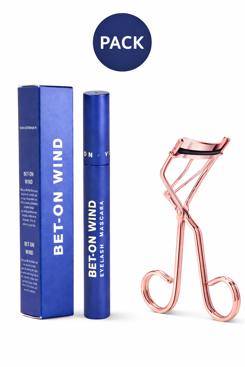 PACK EYELASH CURLER + MASCARA DE PESTAÑAS BET ON YOU