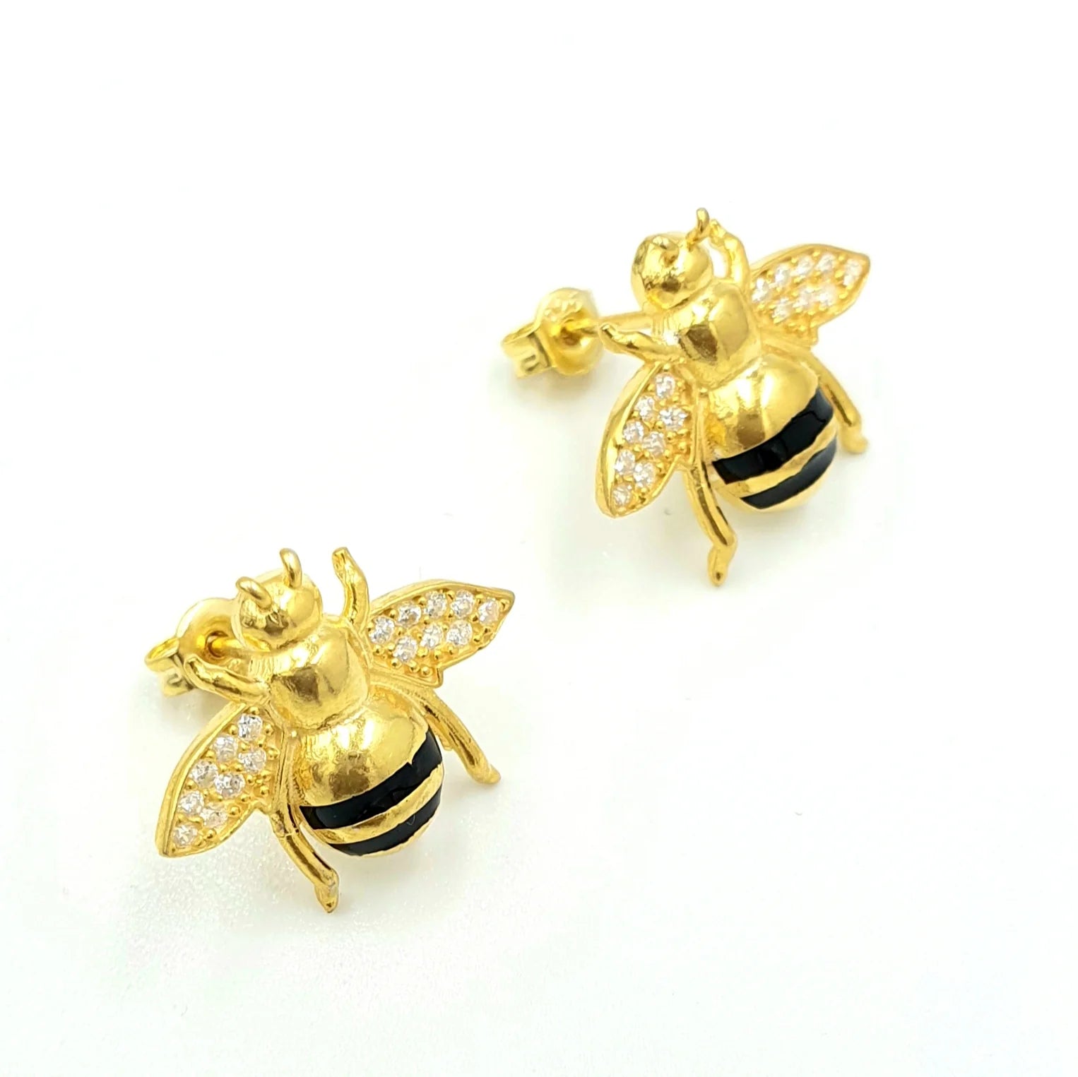 ARO ABEJA ENAMEL Y CIRCONES