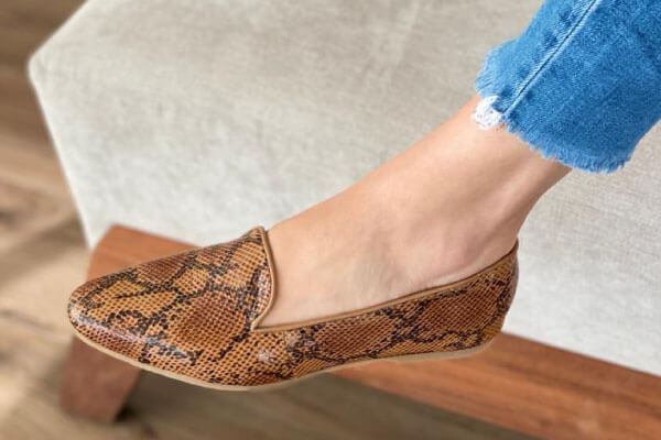 Mocasín Puntudo Snake Miel - 35 (óptimo para número 36)