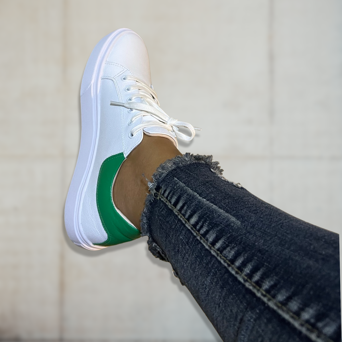 Zapatilla Talonera Verde - 37