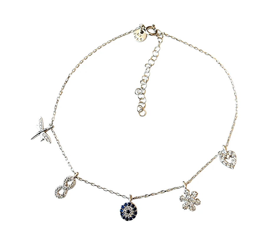 TOBILLERA TUANA PLATA 925