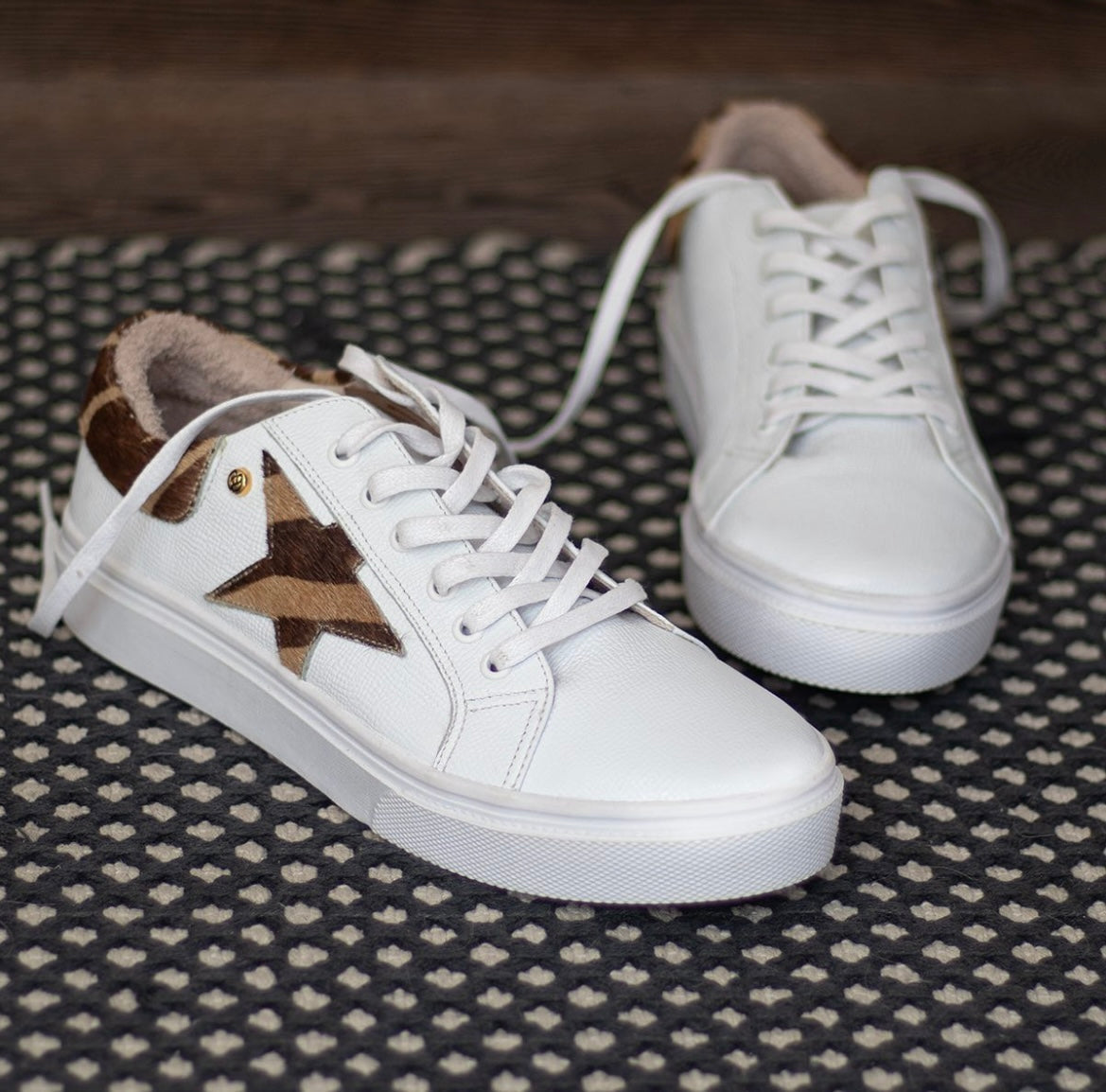 Zapatillas de cuero Fuxia Ballerinas. Cuero colmbiano