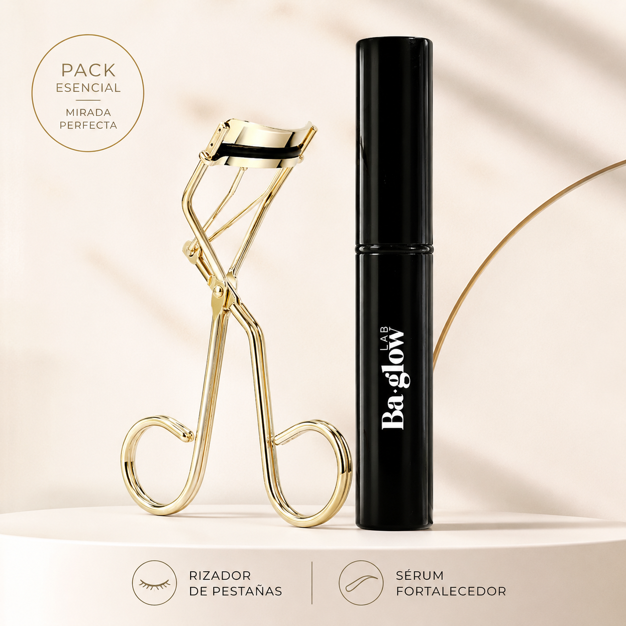 Pack Baglow Lab Lash & Brow Serum + Eyelash Curler