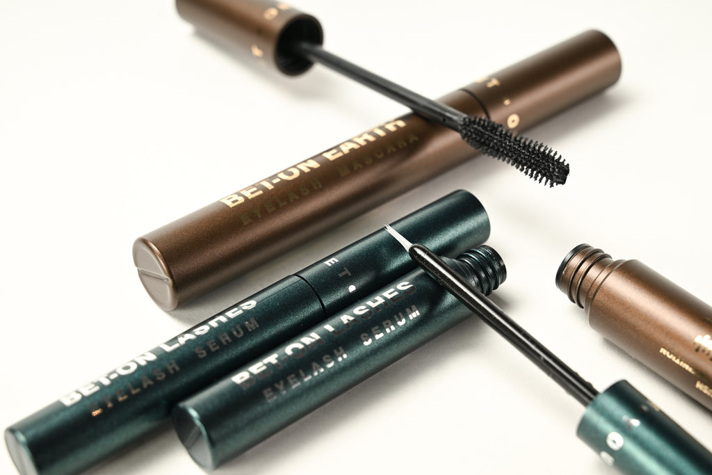Pack serum crecimiento pestañas bet on lashes mas máscara de pestañas bet on you earth